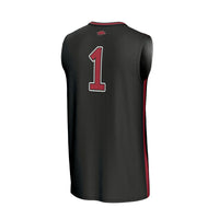 Arkansas Razorbacks Lightweight Basketball Jersey, Black Fashion Sportswear Jersey Shirt, Sleeveless Athletic Tank Jersey, Casual Gift for Men
