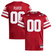 Nebraska Huskers Football Jersey, Scarlet Sportswear Jersey Shirt, Lightweight Breathable Athletic Jersey, Casual Gift for Men, Style 203320156