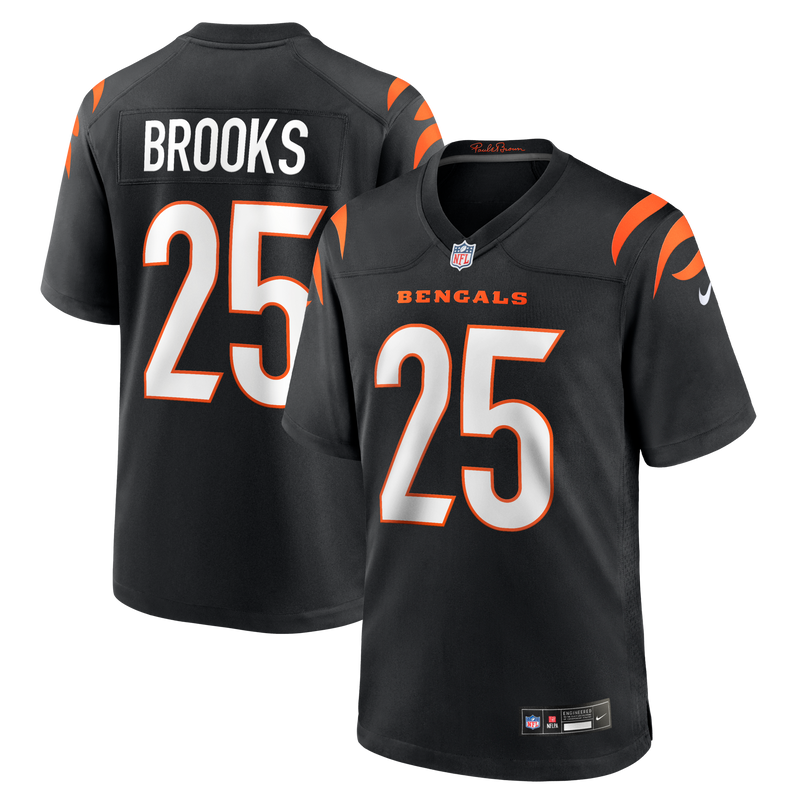 Tahj Brooks Cincinnati Bengals Football Jersey, Black Game Sportswear Jersey Shirt, Lightweight Breathable Athletic Jersey, Casual Gift for Men
