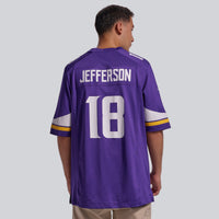 Justin Jefferson Minnesota Vikings Football Jersey, Sportswear Jersey Shirt, Lightweight Athletic Jersey, Casual Gift for Men, Style 3948939