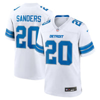 Barry Sanders Detroit Lions Football Jersey, White Game Sportswear Jersey Shirt, Lightweight Breathable Athletic Jersey, Casual Gift for Men