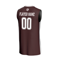 Texas A&M Aggies Basketball Jersey, Maroon Sportswear Jersey Shirt, Sleeveless Athletic Tank Jersey, Casual Gift for Men, Style 203645435