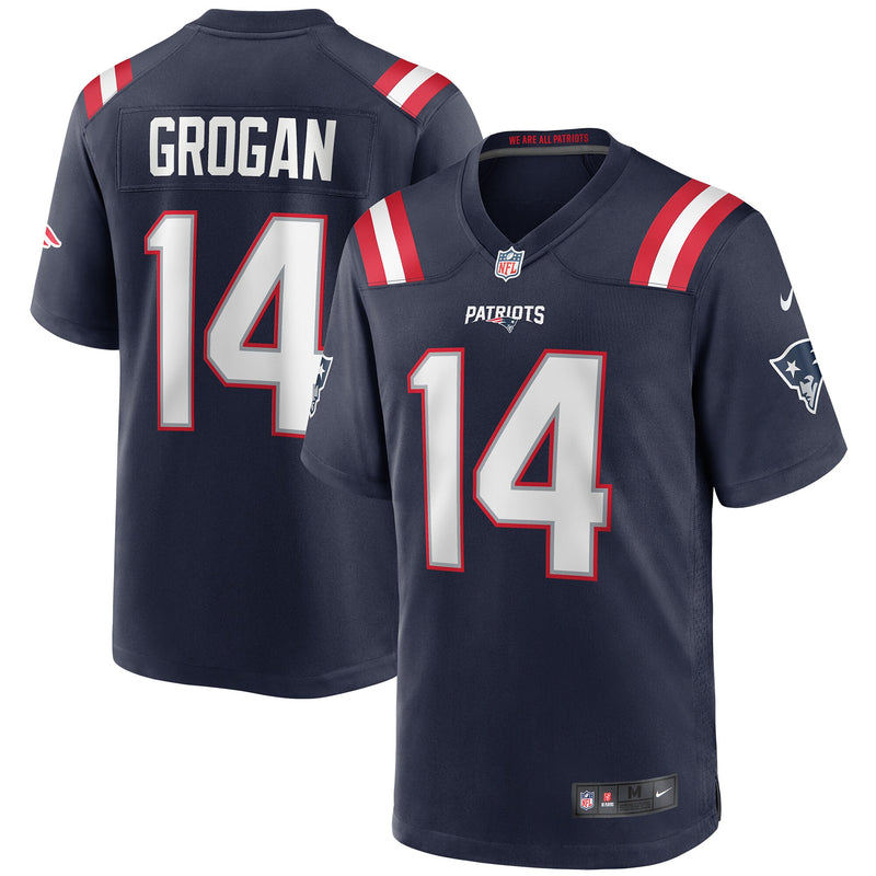 Steve Grogan New England Patriots Football Jersey, Navy Sportswear Jersey Shirt, Lightweight Breathable Athletic Jersey, Casual Gift for Men