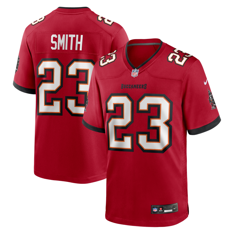Tykee Smith Tampa Bay Buccaneers Football Jersey, Red Game Sportswear Jersey Shirt, Lightweight Breathable Athletic Jersey, Casual Gift for Men