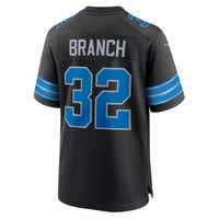 Brian Branch Detroit Lions Football Jersey, Black Game Sportswear Jersey Shirt, Lightweight Breathable Athletic Jersey, Casual Gift for Men