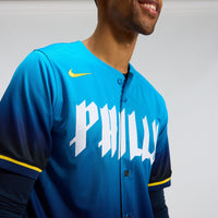 Philadelphia Phillies Baseball Jersey, Navy Limited Sportswear Jersey Shirt, Lightweight Breathable Athletic Jersey, Casual Gift for Men