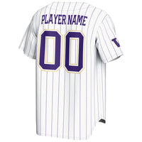 Washington Huskies Baseball Jersey, White Lightweight Sportswear Jersey Shirt, Lightweight Breathable Athletic Jersey, Casual Gift for Men