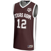 Texas A&M Aggies Basketball Jersey, Maroon Sportswear Jersey Shirt, Sleeveless Athletic Tank Jersey, Casual Gift for Men, Style 201534653