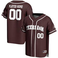 Texas A&M Aggies Baseball Jersey, Maroon Sportswear Jersey Shirt, Lightweight Breathable Athletic Jersey, Casual Gift for Men, Style 200496492