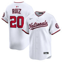 Keibert Ruiz Washington Nationals Baseball Jersey, White Sportswear Jersey Shirt, Lightweight Breathable Athletic Jersey, Casual Gift for Men
