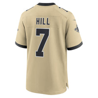 Taysom Hill New Orleans Saints Football Jersey, Gold Game Sportswear Jersey Shirt, Lightweight Breathable Athletic Jersey, Casual Gift for Men