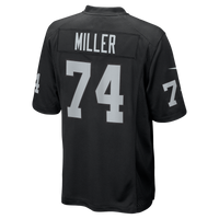 Kolton Miller Las Vegas Raiders Football Jersey, Black Game Sportswear Jersey Shirt, Lightweight Breathable Athletic Jersey, Casual Gift for Men