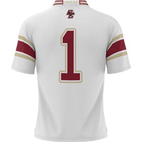 Boston College Eagles Football Jersey, White Sportswear Jersey Shirt, Lightweight Breathable Athletic Jersey, Casual Gift for Men
