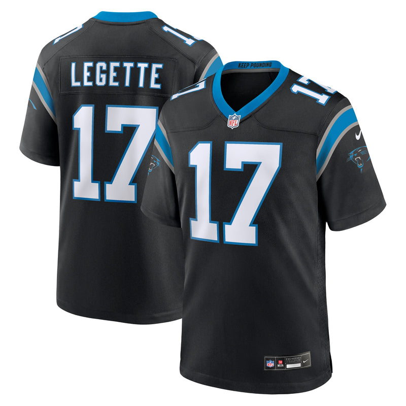 Xavier Legette Carolina Panthers Football Jersey, Black Sportswear Jersey Shirt, Lightweight Breathable Athletic Jersey, Casual Gift for Men