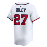 Austin Riley Atlanta Braves Baseball Jersey, White Limited Sportswear Jersey Shirt, Lightweight Breathable Athletic Jersey, Casual Gift for Men