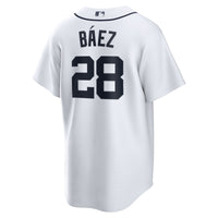 Javier Baez Detroit Tigers Baseball Jersey, White Replica Sportswear Jersey Shirt, Lightweight Breathable Athletic Jersey, Casual Gift for Men