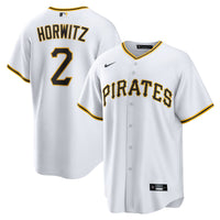 Spencer Horwitz Pittsburgh Pirates Baseball Jersey, White Sportswear Jersey Shirt, Lightweight Breathable Athletic Jersey, Casual Gift for Men