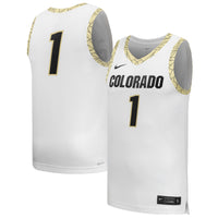 Colorado Buffaloes Basketball Jersey, White Sportswear Jersey Shirt, Sleeveless Athletic Tank Jersey, Casual Gift for Men, Style 203374441