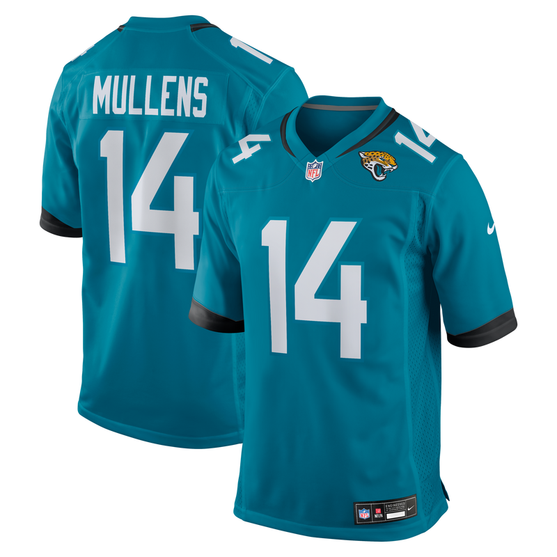 Nick Mullens Jacksonville Jaguars Football Jersey, Teal Sportswear Jersey Shirt, Lightweight Breathable Athletic Jersey, Casual Gift for Men