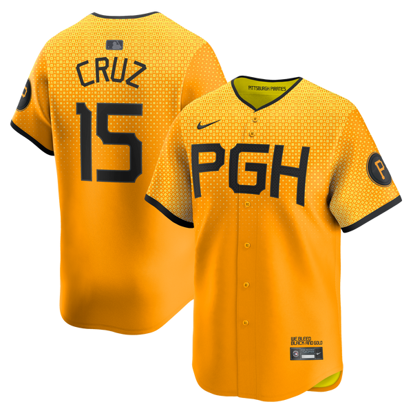 Pittsburgh Pirates Oneil Cruz Gold City Connect Limited Jersey