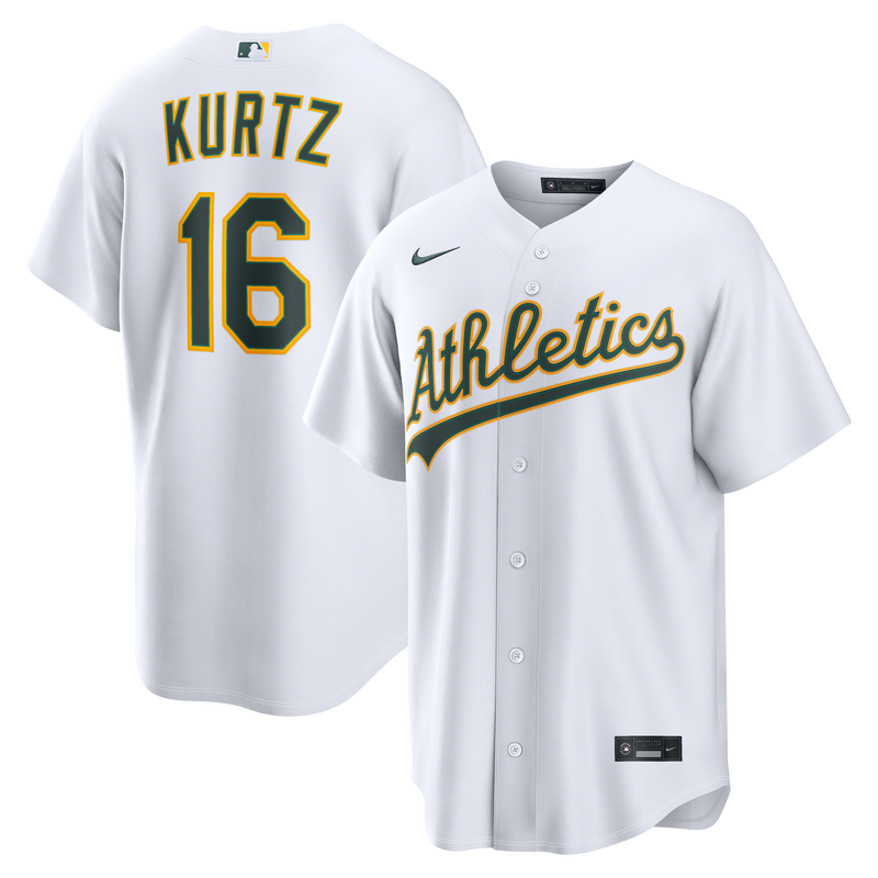 Nick Kurtz Athletics Baseball Jersey, Sportswear Jersey Shirt, Lightweight Breathable Athletic Jersey, Casual Gift for Men, Style 203431548