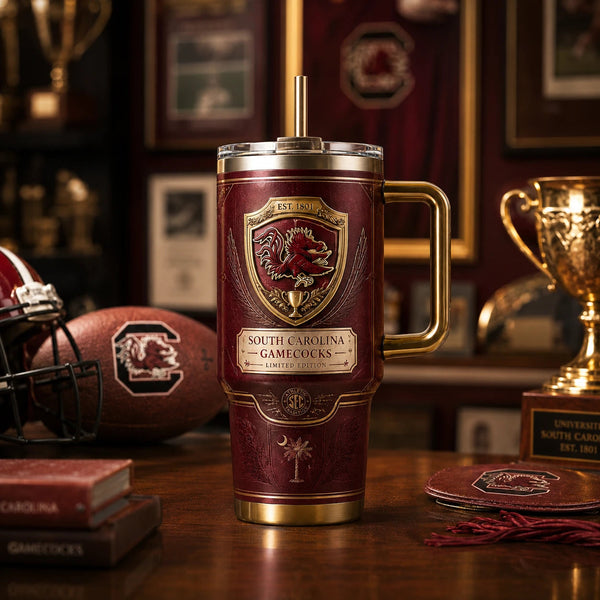 SC Crest - Garnet Heritage on a Tumbler Silhouette - main