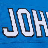 Calvin Johnson Detroit Lions Football Jersey, Blue Replica Sportswear Jersey Shirt, Lightweight Breathable Athletic Jersey, Casual Gift for Men