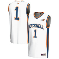 Bucknell Bison Basketball Jersey, White Lightweight Sportswear Jersey Shirt, Sleeveless Athletic Tank Jersey, Casual Gift for Men