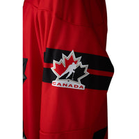 Hockey Canada Hockey Jersey, Red Sportswear Jersey Shirt, Long Sleeve Hockey Sweater Jersey, Casual Gift for Men