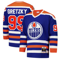 Wayne Gretzky Edmonton Oilers Hockey Jersey, Royal Sportswear Jersey Shirt, Long Sleeve Hockey Sweater Jersey, Casual Gift for Men