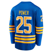 Owen Power Buffalo Sabres Hockey Jersey, Royal Breakaway Home Sportswear Jersey Shirt, Long Sleeve Hockey Sweater Jersey, Casual Gift for Men