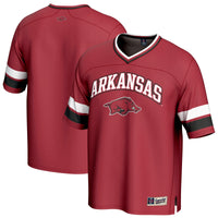 Arkansas Razorbacks Spirit Football Jersey, Cardinal Sportswear Jersey Shirt, Lightweight Breathable Athletic Jersey, Casual Gift for Men