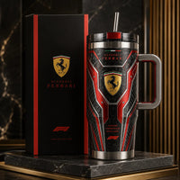 FR Shield and Carbon Weave - Grid-Day Tumbler Graphic