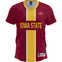 Iowa State Cyclones Soccer Jersey, Cardinal Fashion Sportswear Jersey Shirt, Lightweight Breathable Athletic Jersey, Casual Gift for Men