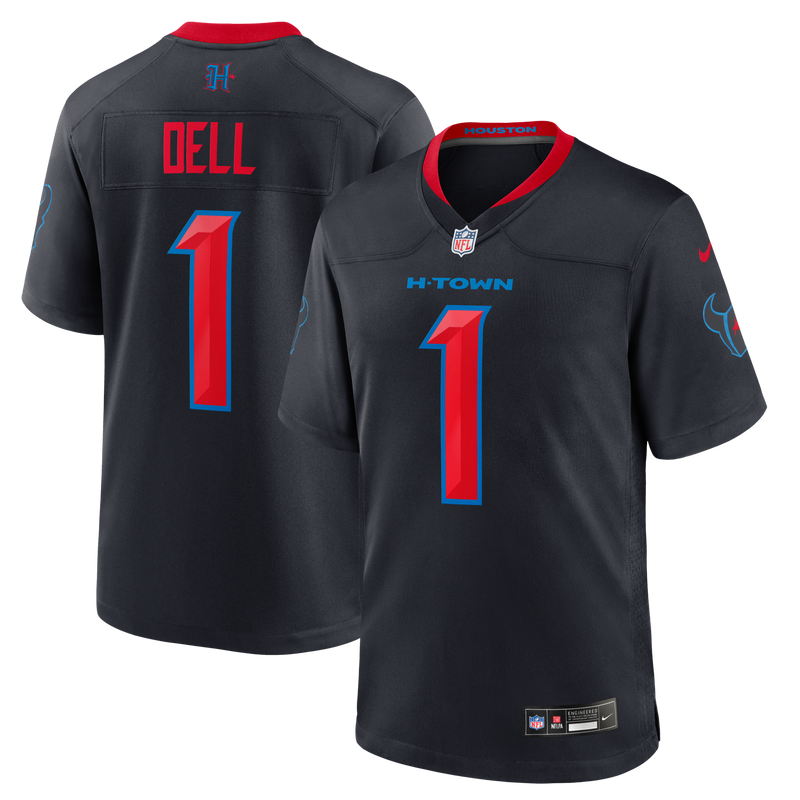 Tank Dell Houston Texans Football Jersey, Sportswear Jersey Shirt, Lightweight Breathable Athletic Jersey, Casual Gift for Men, Style 204686163