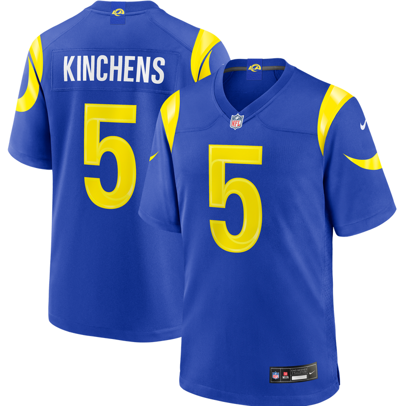 Kamren Kinchens Los Angeles Rams Football Jersey, Sportswear Jersey Shirt, Lightweight Athletic Jersey, Casual Gift for Men, Style 204169896