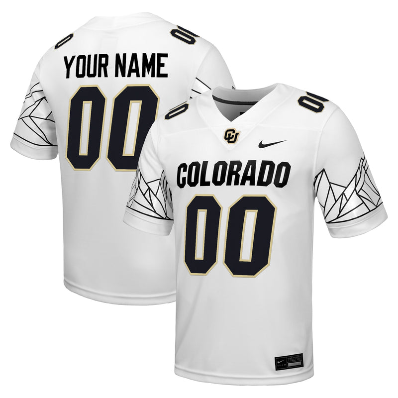Colorado Buffaloes Football Jersey, White Sportswear Jersey Shirt, Lightweight Breathable Athletic Jersey, Casual Gift for Men, Style 202143839