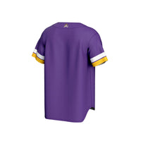 ECU Pirates Spirit Baseball Jersey, Purple Sportswear Jersey Shirt, Lightweight Breathable Athletic Jersey, Casual Gift for Men