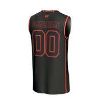 Virginia Tech Hokies Basketball Jersey, Black Sportswear Jersey Shirt, Sleeveless Athletic Tank Jersey, Casual Gift for Men, Style 203645453