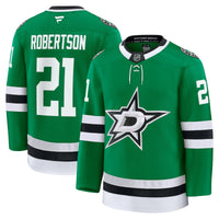 Jason Robertson Dallas Stars Hockey Jersey, Kelly Green Premium Sportswear Jersey Shirt, Long Sleeve Hockey Sweater Jersey, Casual Gift for Men