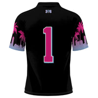 FIU Panthers Football Jersey, Black Sportswear Jersey Shirt, Lightweight Breathable Athletic Jersey, Casual Gift for Men