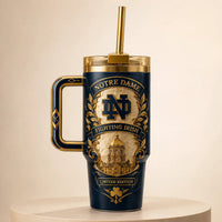 ND - Golden Dome Heritage in Navy and Gilt