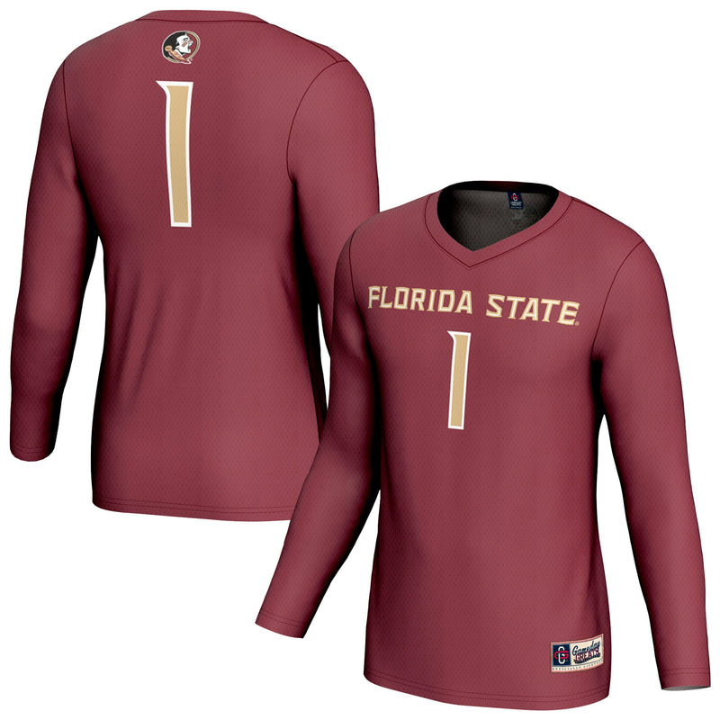 Florida State Seminoles Volleyball Jersey, Sportswear Jersey Shirt, Lightweight Breathable Athletic Jersey, Casual Gift for Men, Style 202551174