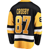 Sidney Crosby Pittsburgh Penguins Hockey Jersey, Black Breakaway Sportswear Jersey Shirt, Long Sleeve Hockey Sweater Jersey, Casual Gift for Men