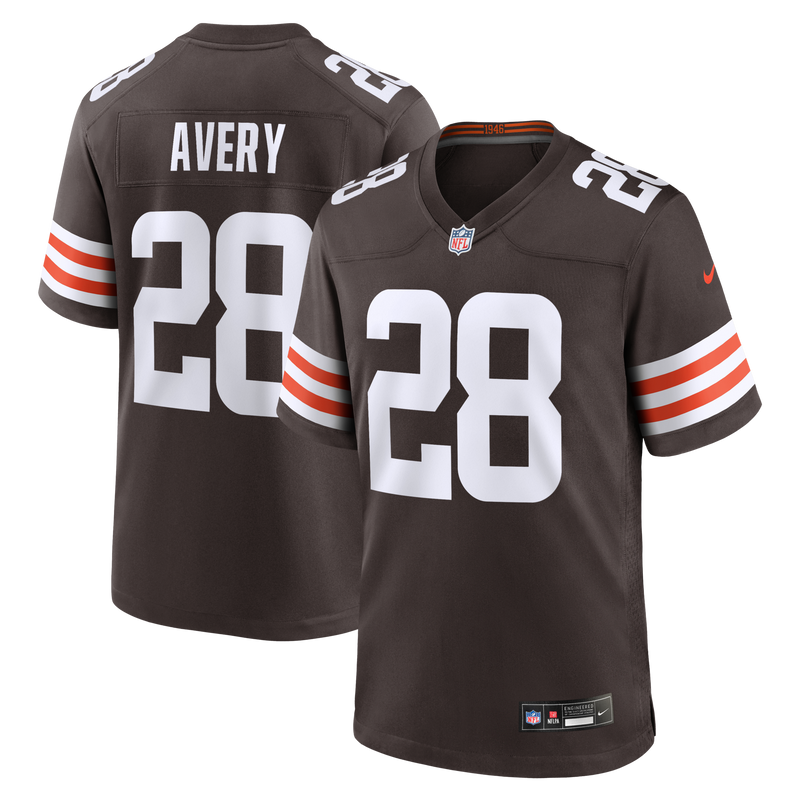 Tre Avery Cleveland Browns Football Jersey, Brown Game Sportswear Jersey Shirt, Lightweight Breathable Athletic Jersey, Casual Gift for Men