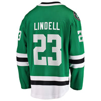 Esa Lindell Dallas Stars Hockey Jersey, Green Breakaway Sportswear Jersey Shirt, Long Sleeve Hockey Sweater Jersey, Casual Gift for Men