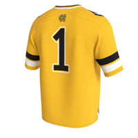 Kennesaw State Owls Football Jersey, Gold Fashion Sportswear Jersey Shirt, Lightweight Breathable Athletic Jersey, Casual Gift for Men