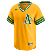 Athletics Baseball Jersey, Gold Limited Sportswear Jersey Shirt, Lightweight Breathable Athletic Jersey, Casual Gift for Men
