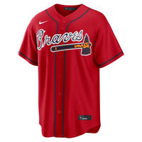 Ronald Acuña Jr. Atlanta Braves Baseball Jersey, Red Sportswear Jersey Shirt, Lightweight Breathable Athletic Jersey, Casual Gift for Men