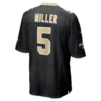 Kendre Miller New Orleans Saints Football Jersey, Black Sportswear Jersey Shirt, Lightweight Breathable Athletic Jersey, Casual Gift for Men
